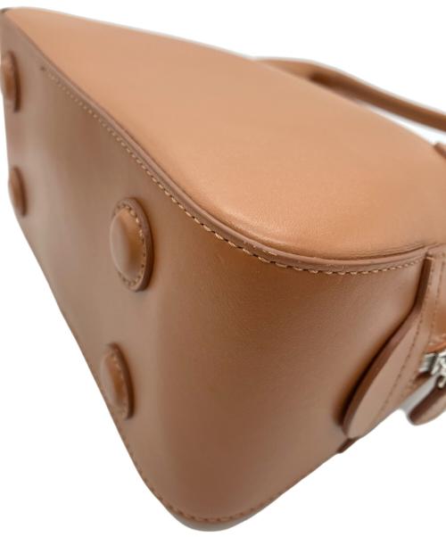 MAISON CANAU（メゾンカナウ）MAISON CANAU (メゾンカナウ) SMOOTH ROUND BOSTON バッグ ブラウンの古着・服飾アイテム