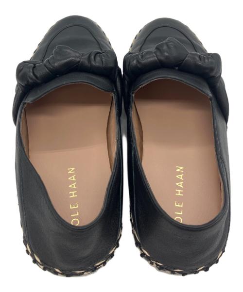 COLE HAAN（コールハーン）COLE HAAN (コールハーン) クラウドフィールノッテッドエスパドリーユ ブラック サイズ:5の古着・服飾アイテム