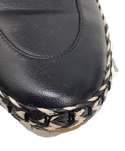 COLE HAAN（コールハーン）COLE HAAN (コールハーン) クラウドフィールノッテッドエスパドリーユ ブラック サイズ:5の古着・服飾アイテム