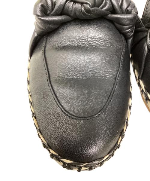 COLE HAAN（コールハーン）COLE HAAN (コールハーン) クラウドフィールノッテッドエスパドリーユ ブラック サイズ:5の古着・服飾アイテム