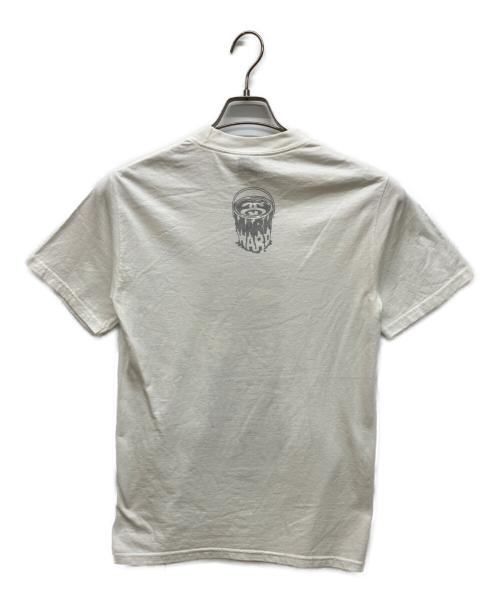 stussy（ステューシー）stussy (ステューシー) High Gloss Tee　プリントTシャツ ホワイト サイズ:Sの古着・服飾アイテム