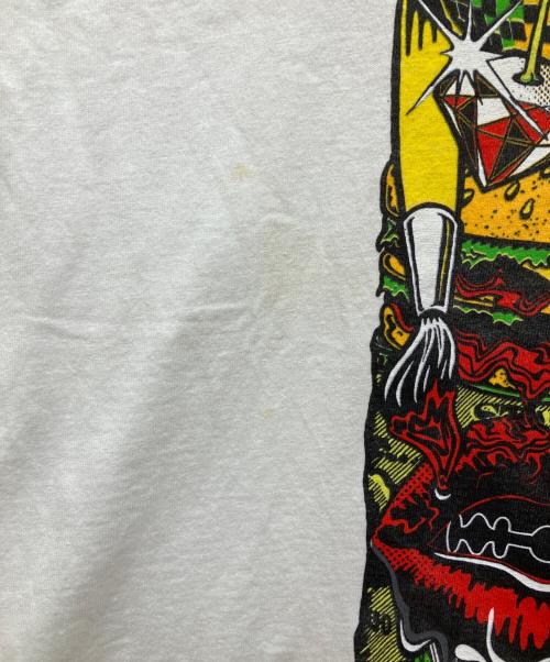 stussy（ステューシー）stussy (ステューシー) High Gloss Tee　プリントTシャツ ホワイト サイズ:Sの古着・服飾アイテム