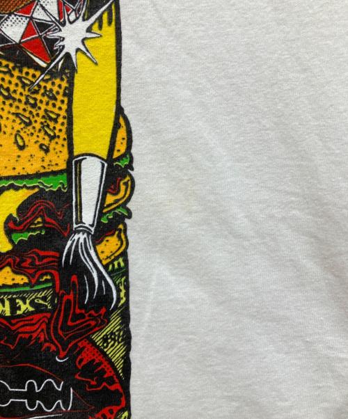 stussy（ステューシー）stussy (ステューシー) High Gloss Tee　プリントTシャツ ホワイト サイズ:Sの古着・服飾アイテム