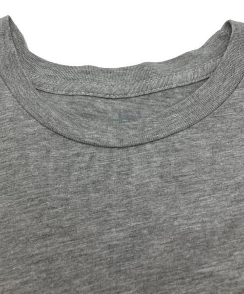 stussy（ステューシー）stussy (ステューシー) ラインストーンプリントロゴTシャツ　	USA製 グレー サイズ:Lの古着・服飾アイテム