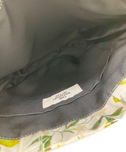 the weekend hotel（ザウィークエンドホテル）THE WEEKEND HOTEL (ザウィークエンドホテル) PVCBag(THE) Lemon ホワイトの古着・服飾アイテム