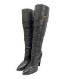 CELINE（セリーヌ）の古着「ライディングブーツ」｜ブラック