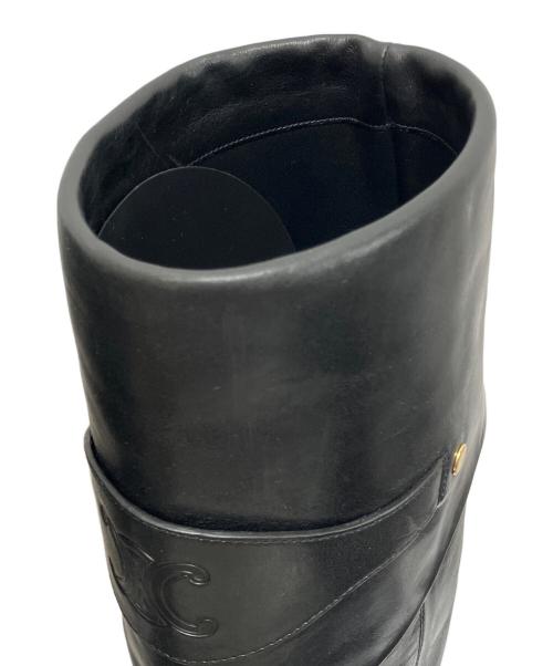 CELINE（セリーヌ）CELINE (セリーヌ) ライディングブーツ ブラック サイズ:39の古着・服飾アイテム