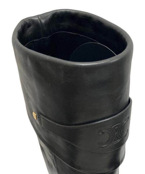 CELINE（セリーヌ）CELINE (セリーヌ) ライディングブーツ ブラック サイズ:39の古着・服飾アイテム