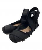 Christian Diorクリスチャン ディオール）の古着「アンクルストラップバレエシューズ」｜ブラック