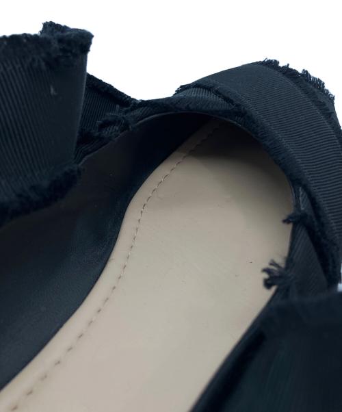 Christian Dior（クリスチャン ディオール）Christian Dior (クリスチャン ディオール) アンクルストラップバレエシューズ ブラック サイズ:38 1/2の古着・服飾アイテム