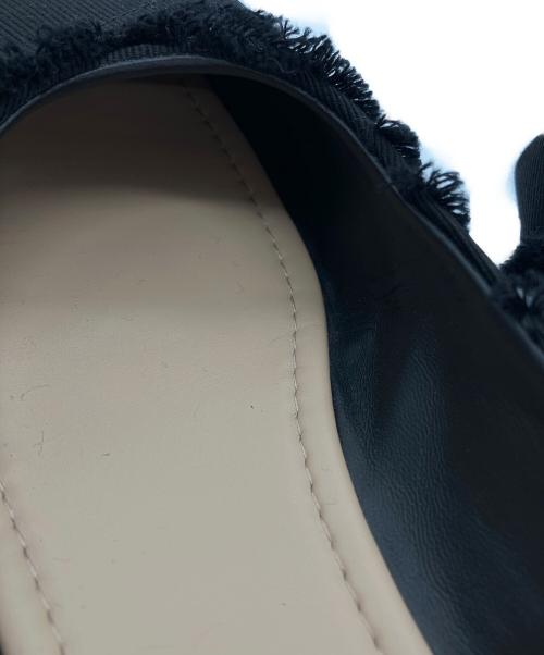 Christian Dior（クリスチャン ディオール）Christian Dior (クリスチャン ディオール) アンクルストラップバレエシューズ ブラック サイズ:38 1/2の古着・服飾アイテム