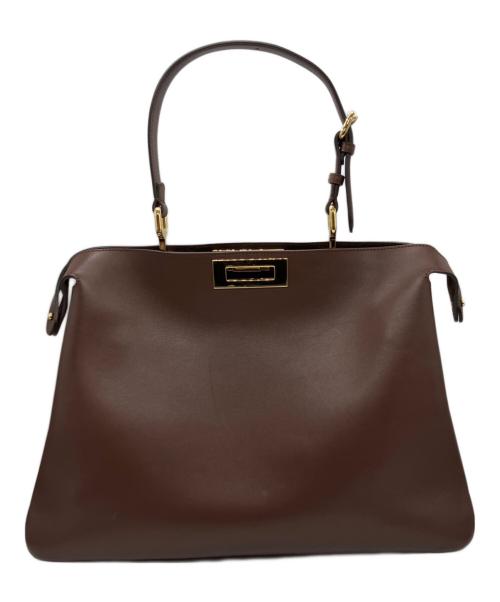 FENDI（フェンディ）FENDI (フェンディ) ハンドバッグ ブラウンの古着・服飾アイテム