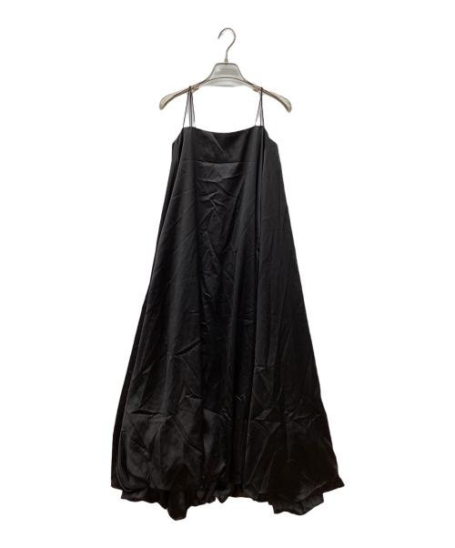 THE TOE（ザ・トゥー）THE TOE (ザ・トゥー) Broome balloon onepiece ブルームバルーンワンピース　キャミソールワンピース ブラック サイズ:S 未使用品の古着・服飾アイテム