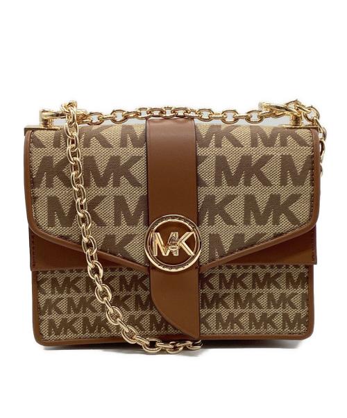 MICHAEL KORS（マイケル・コース）MICHAEL KORS (マイケル・コース) ショルダーバッグ ブラウンの古着・服飾アイテム