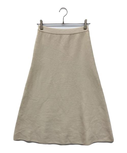 Plage（プラージュ）Plage (プラージュ) Paper Mix Semi Flared ニットスカート アイボリー サイズ:36の古着・服飾アイテム
