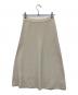 Plage (プラージュ) Paper Mix Semi Flared ニットスカート アイボリー サイズ:36：6000円