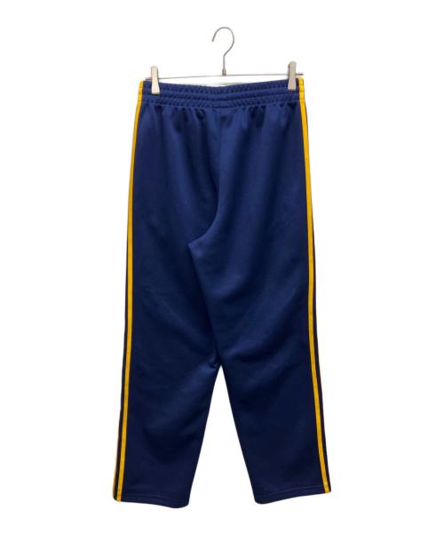 adidas（アディダス）adidas (アディダス) クラシックス+ ワイドレッグトラックパンツ ネイビー×イエロー サイズ:Mの古着・服飾アイテム