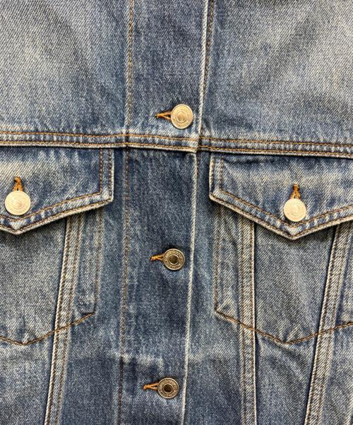 MSGM（エムエスジーエム）MSGM (エムエスジーエム) バックロゴデニムジャケット ブルー サイズ:38の古着・服飾アイテム
