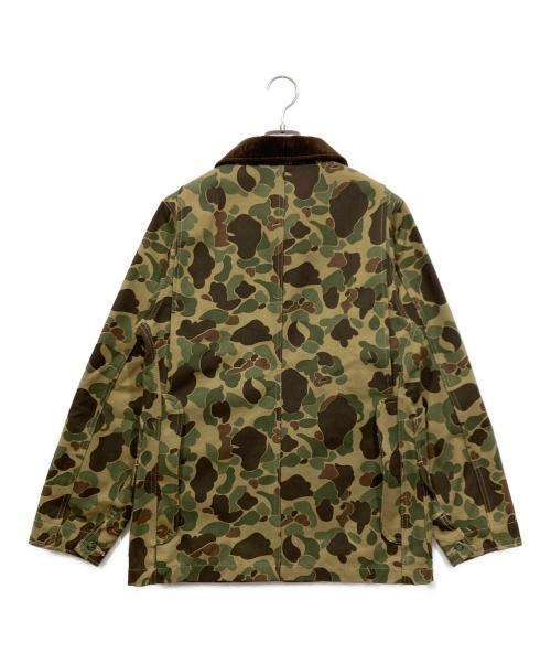 HOUSTON（ヒューストン）HOUSTON (ヒューストン) ハンティングジャケット オリーブ サイズ:Mの古着・服飾アイテム