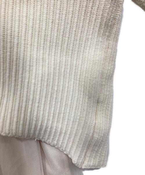 COCODEAL（ココディール）COCODEAL (ココディール) ビッグニット×チュールワンピース アイボリー サイズ:2の古着・服飾アイテム