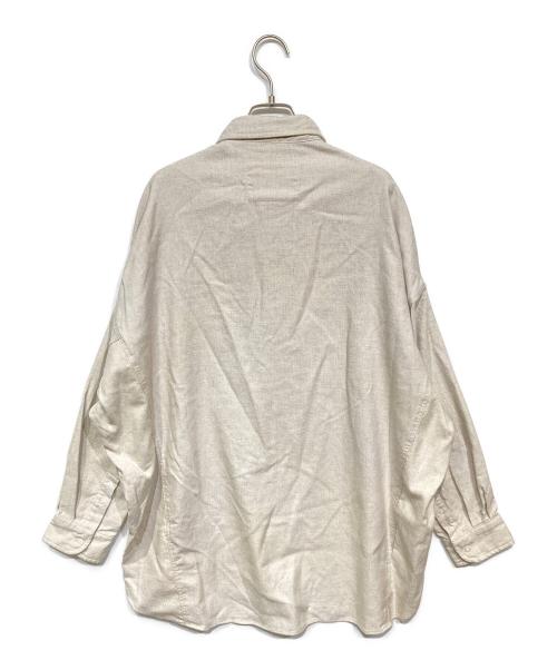 Frank&Eileen（フランクアンドアイリーン）Frank&Eileen (フランクアンドアイリーン) MCLOGHLINオーバーシャツ ベージュ サイズ:XS/Sの古着・服飾アイテム