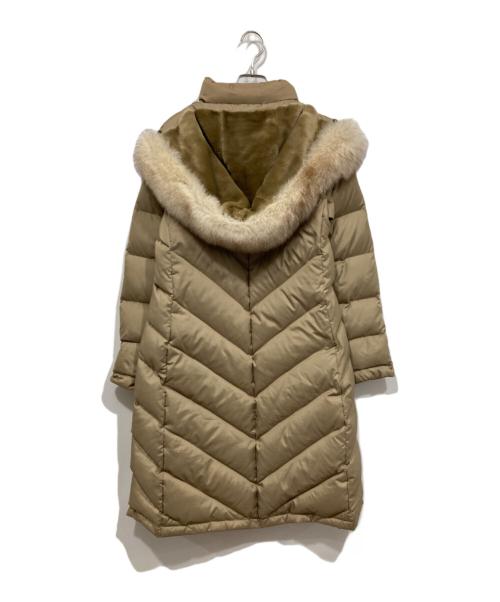 POLO JEANS CO.（ポロジーンズカンパニー）POLO JEANS CO. (ポロジーンズカンパニー) ロング中綿コート ベージュ サイズ:Mの古着・服飾アイテム