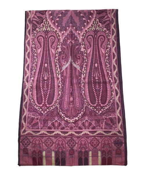 ETRO（エトロ）ETRO (エトロ) ウールシルクストール パープルの古着・服飾アイテム