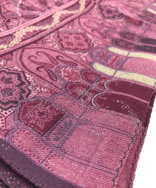 ETRO（エトロ）ETRO (エトロ) ウールシルクストール パープルの古着・服飾アイテム