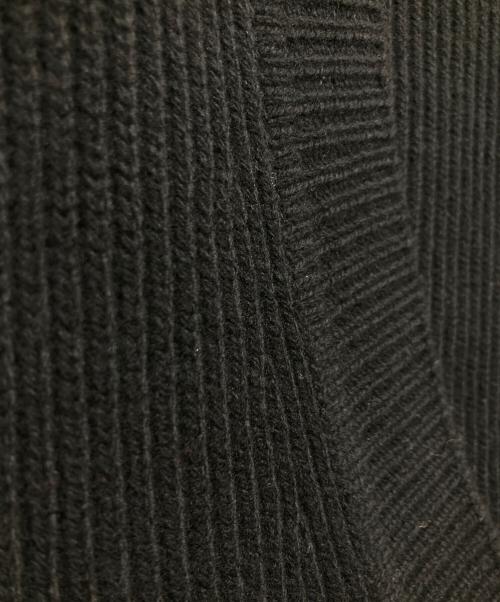 YLEVE（イレーヴ）YLEVE (イレーヴ) EX FINE MERINO WOOL KN N/S P/O ブラック サイズ:Fの古着・服飾アイテム