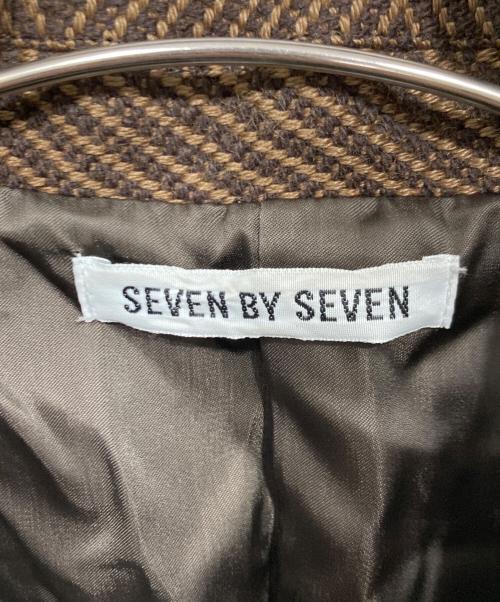 seven by seven（セブンバイセブン）seven by seven (セブンバイセブン) BELTED GOWN ブラウン サイズ:Sの古着・服飾アイテム