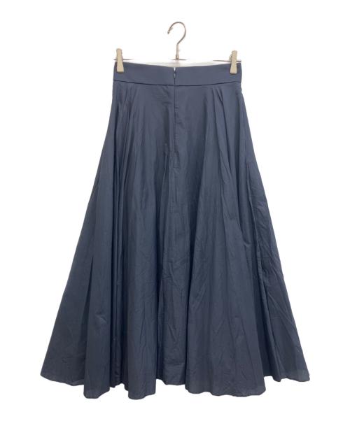 ROPE（ロペ）ROPE (ロペ) ナイロンコットンタフタサーキュラースカート ネイビー サイズ:38の古着・服飾アイテム
