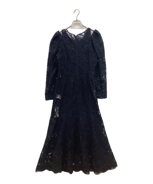 JILL STUART（ジルスチュアート）JILL STUART (ジルスチュアート) コードエンブロイダリーワンピース ネイビー サイズ:2の古着・服飾アイテム