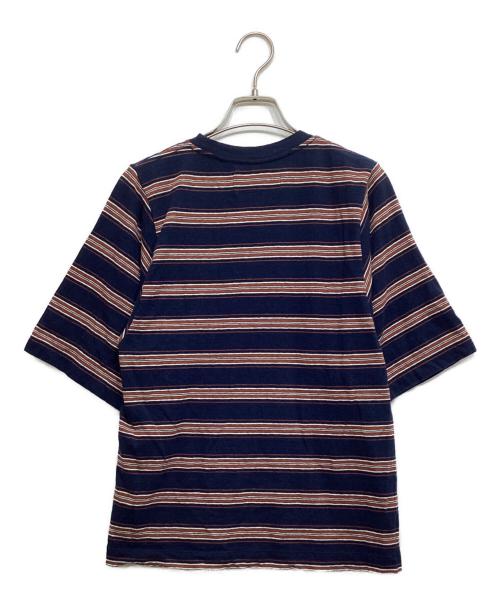 Curensology（カレンソロジー）Curensology (カレンソロジー) &RC カラーボーダーTシャツ ネイビー サイズ:Fの古着・服飾アイテム