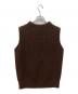 ANDERSEN-ANDERSEN (アンデルセン アンデルセン) ニットベスト ブラウン サイズ:XS：10000円