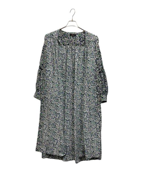 L'EQUIPE（レキップ）L'EQUIPE (レキップ) 小花柄プリントワンピース ネイビー サイズ:３８の古着・服飾アイテム