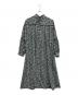 L'EQUIPE（レキップ）の古着「小花柄プリントワンピース」｜ネイビー