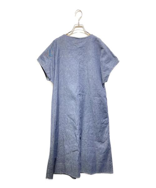 L'EQUIPE（レキップ）L'EQUIPE (レキップ) デニムワンピース インディゴ サイズ:38の古着・服飾アイテム