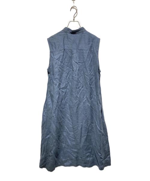 fog linen work（フォグリネンワーク）fog linen work (フォグリネンワーク) ノースリーブリネンワンピース グレー サイズ:FREEの古着・服飾アイテム