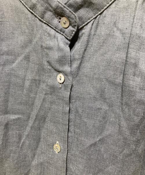 fog linen work（フォグリネンワーク）fog linen work (フォグリネンワーク) ノースリーブリネンワンピース グレー サイズ:FREEの古着・服飾アイテム