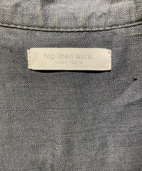 fog linen work（フォグリネンワーク）fog linen work (フォグリネンワーク) ノースリーブリネンワンピース グレー サイズ:FREEの古着・服飾アイテム