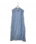 fog linen work（フォグリネンワーク）の古着「ノースリーブリネンワンピース」｜グレー