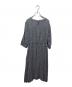 fog linen work (フォグリネンワーク) リネンチェックワンピース ネイビー×ホワイト サイズ:FREE：8000円