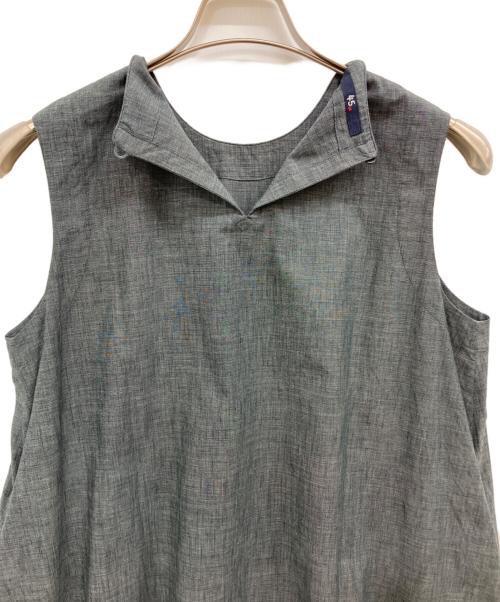 45R（フォーティファイブ・アール）45R (フォーティファイブ・アール) ノースリーブワンピース グレー サイズ:SIZE0の古着・服飾アイテム