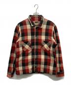 TENDERLOINテンダーロイン）の古着「ヘビーフランネルシャツ」｜レッド