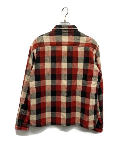 TENDERLOIN（テンダーロイン）TENDERLOIN (テンダーロイン) ヘビーフランネルシャツ レッド サイズ:Mの古着・服飾アイテム