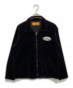CHALLENGERチャレンジャー）の古着「CORDUROY WORK JACKET/コーデュロイワークジャケット」｜ブラック