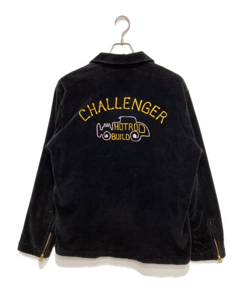 CHALLENGER（チャレンジャー）CHALLENGER (チャレンジャー) CORDUROY WORK JACKET/コーデュロイワークジャケット ブラック サイズ:Lの古着・服飾アイテム