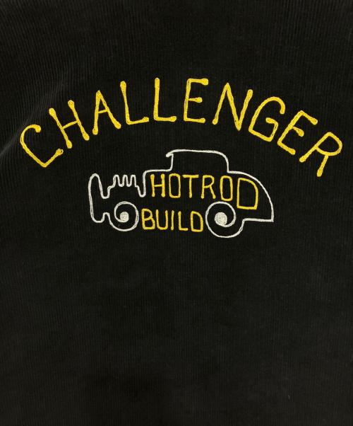 CHALLENGER（チャレンジャー）CHALLENGER (チャレンジャー) CORDUROY WORK JACKET/コーデュロイワークジャケット ブラック サイズ:Lの古着・服飾アイテム