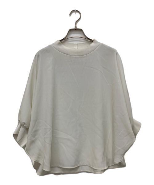 BEARDSLEY（ビアズリー）BEARDSLEY (ビアズリー) ニットコンビブラウス ホワイト サイズ:Freeの古着・服飾アイテム