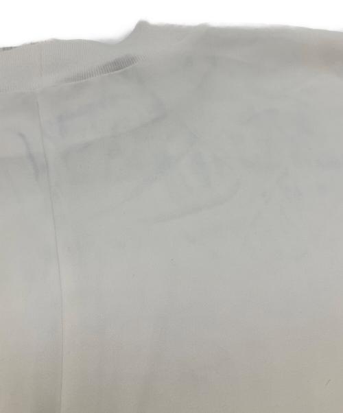 BEARDSLEY（ビアズリー）BEARDSLEY (ビアズリー) ニットコンビブラウス ホワイト サイズ:Freeの古着・服飾アイテム